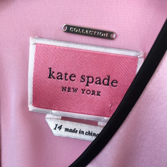 Kate Spade Collection Color Block Silk Midi Dress, Size 14. Retail $698. - Picture 9 of 14